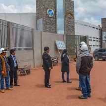 GOBERNADOR REGIONAL (e) SUPERVISA EJECUCIÓN DEL ESTADIO GUILLERMO BRISEÑO ROSAMEDINA DE JULIACA