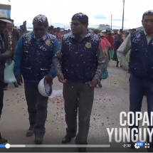 GOBIERNO REGIONAL INICIÓ OBRA DE SISTEMA DE RIEGO EN CHALLAPAMPA COPANI YUNGUYO.