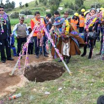 GOBIERNO REGIONAL INICIÓ OBRA DE SISTEMA DE RIEGO EN CHALLAPAMPA COPANI-YUNGUYO