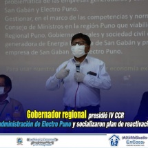 GOBIERNO REGIONAL PUNO SOLICITARÁ ADMINISTRACIÓN DE ELECTRO PUNO ANTE PCM