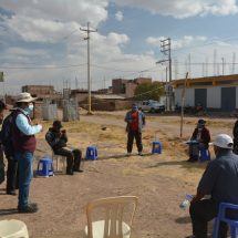 Nota de Prensa<br>GOBERNADOR REGIONAL SE REUNIÓ CON DIRECTIVOS DE BARRIOS DE LA SALIDA LAMPA DE LA CIUDAD DE JULIACA