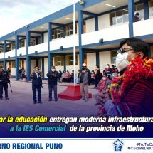 Nota de Prensa<br>ENTREGAN MODERNA INFRAESTRUCTURA EDUCATIVA A ESTUDIANTES DE LA PROVINCIA DE MOHO