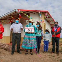 Nota de Prensa<br>POBLADORES DE AYAGACHI-CABANA AFECTADOS POR HELADAS, RECIBIERON VIVIENDAS CLIMATIZADAS