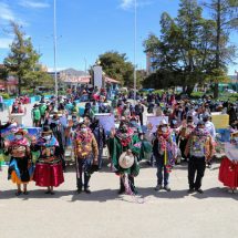 Nota de Prensa<br>REACTIVACIÓN DE LA ECONOMÍA RURAL: PRODUCTORES DE AZÁNGARO, HUANCANÉ  Y MOHO RECIBEN MOLINOS PICADORES Y TINAS PRE PRENSAS