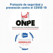 <b>ONPE</b><br>Protocolo de seguridad y prevención contra la COVID-19