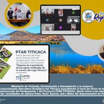 Nota de Prensa<hr>PTAR TITICACA INICIA TRABAJOS DEL COMPONENTE I EN JULIACA, PUNO, ILAVE, AYAVIRI, JULI Y MOHO