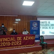 Nota de Prensa<hr>CONFORMARÁN COMITÉS DE VIGILANCIA AMBIENTAL EN AZÁNGARO Y CRUCERO