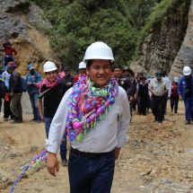 Nota de Prensa <hr> GOBERNADOR REGIONAL (e) SUPERVISÓ EJECUCIÓN DE OBRAS EN CARRETERA SINA -YANAHUAYA (SANDIA)