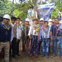 Nota de Prensa <hr> INICIÓ LA EJECUCIÓN DEL PUENTE COLGANTE DE ALTO INAMBARI EN LA PROVINCIA DE SANDIA