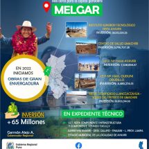 Notas de Prensa <hr> OBRAS NUEVAS EN EJECUCIÓN EN LA PROVINCIA DE MELGAR