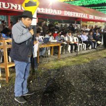 Nota de Prensa <hr> GOBERNADOR DE PUNO SE REUNIÓ CON POBLADORES DEL DISTRITO DE SAN GABÁN