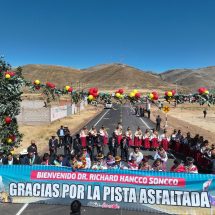 Nota de Prensa <hr> GOBIERNO REGIONAL PUNO INAUGURÓ CARRETERA ASFALTADA ESTRELLA-ACHAYA (AZÁNGARO)